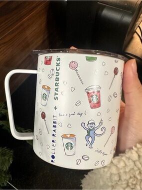 Brand New Starbucks x Roller Rabbit White Miir Mug